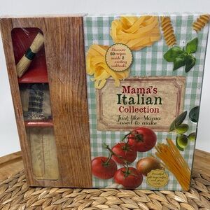 MAMA'S Italian Collection Set of 2 Cookbooks New in Sleeve/Wrap Hardcover
